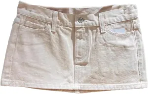 American Vintage Denim Mini Skirts Women Summer High Waist Straigth Short Skirt