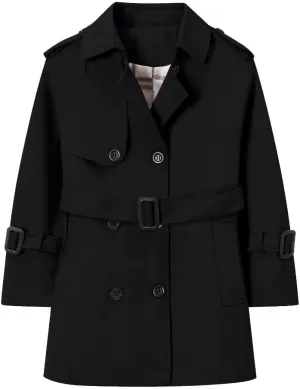 BINPAW Boy's Waterproof British Belted Trench Coat, 4-14 Years