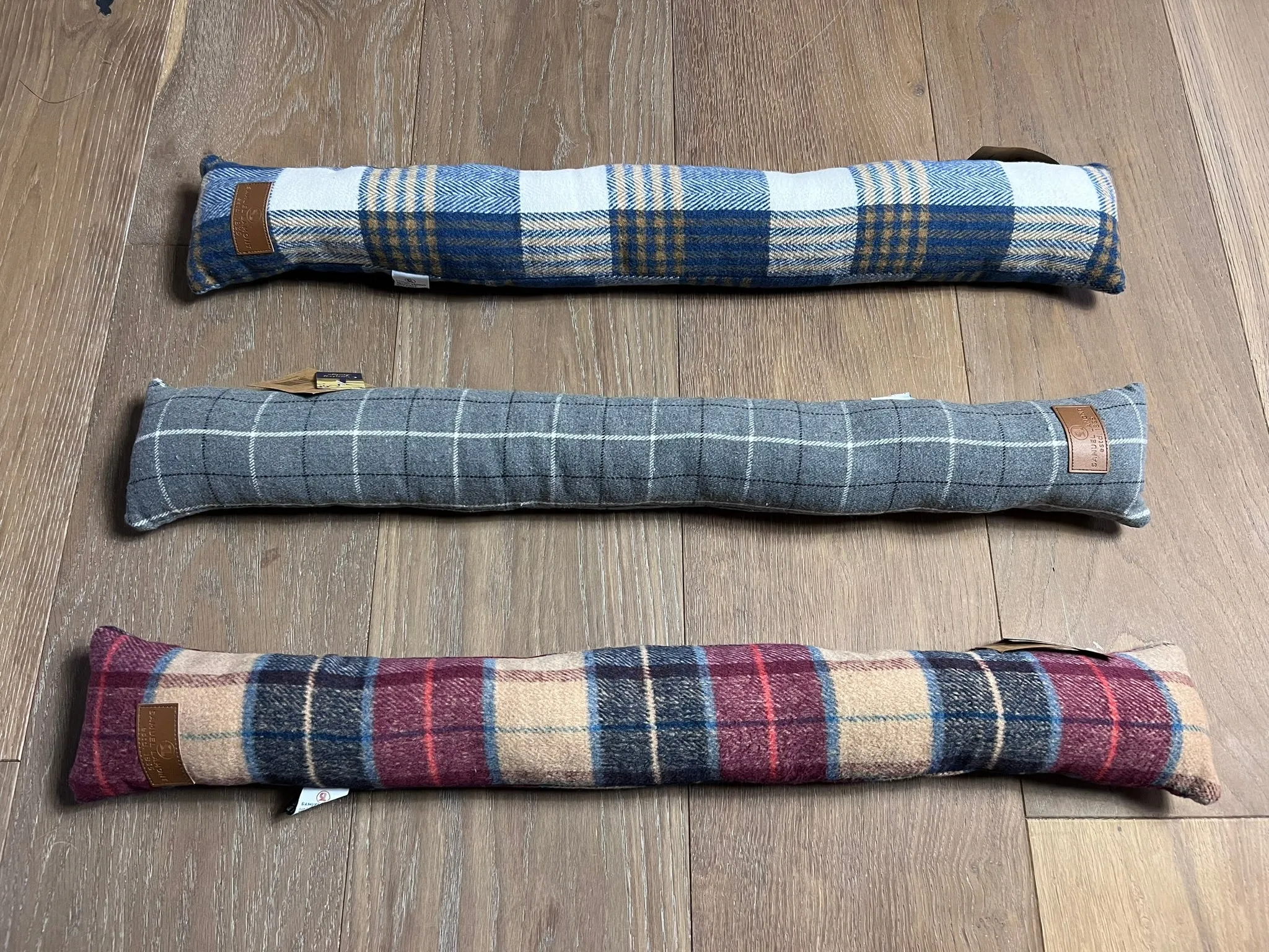 Blue Country Tweed Draught Excluder