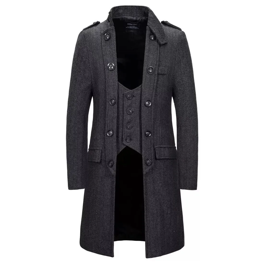 BRIDGERTON VINTAGE TWEED MENS SUIT - REGENCY MEN'S BROWN/GREY COAT -VINTAGE INSPIRED MENS COSTUME- PLUS SIZE