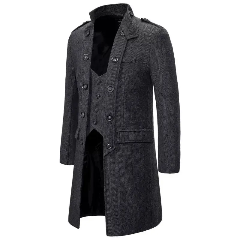 BRIDGERTON VINTAGE TWEED MENS SUIT - REGENCY MEN'S BROWN/GREY COAT -VINTAGE INSPIRED MENS COSTUME- PLUS SIZE
