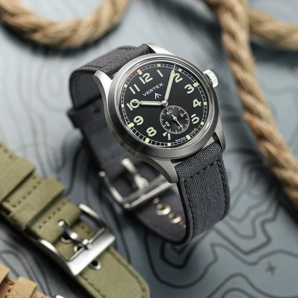 Croyde Canvas Watch Strap - Desert Sand