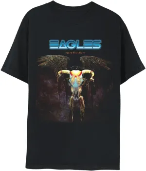 Eagles One of These Nights Adult Black Short Sleeve T Shirt 70s Classic Rock Vintage Style Graphic Tees