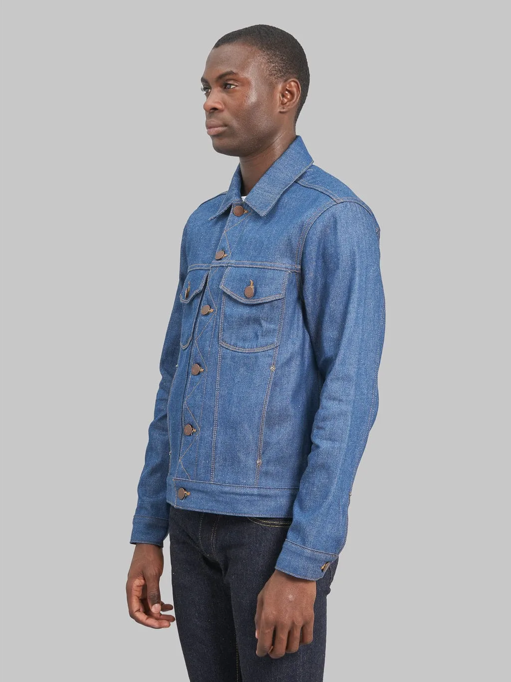 Freenote Cloth Classic Denim Jacket 12 Ounce Vintage Blue Denim