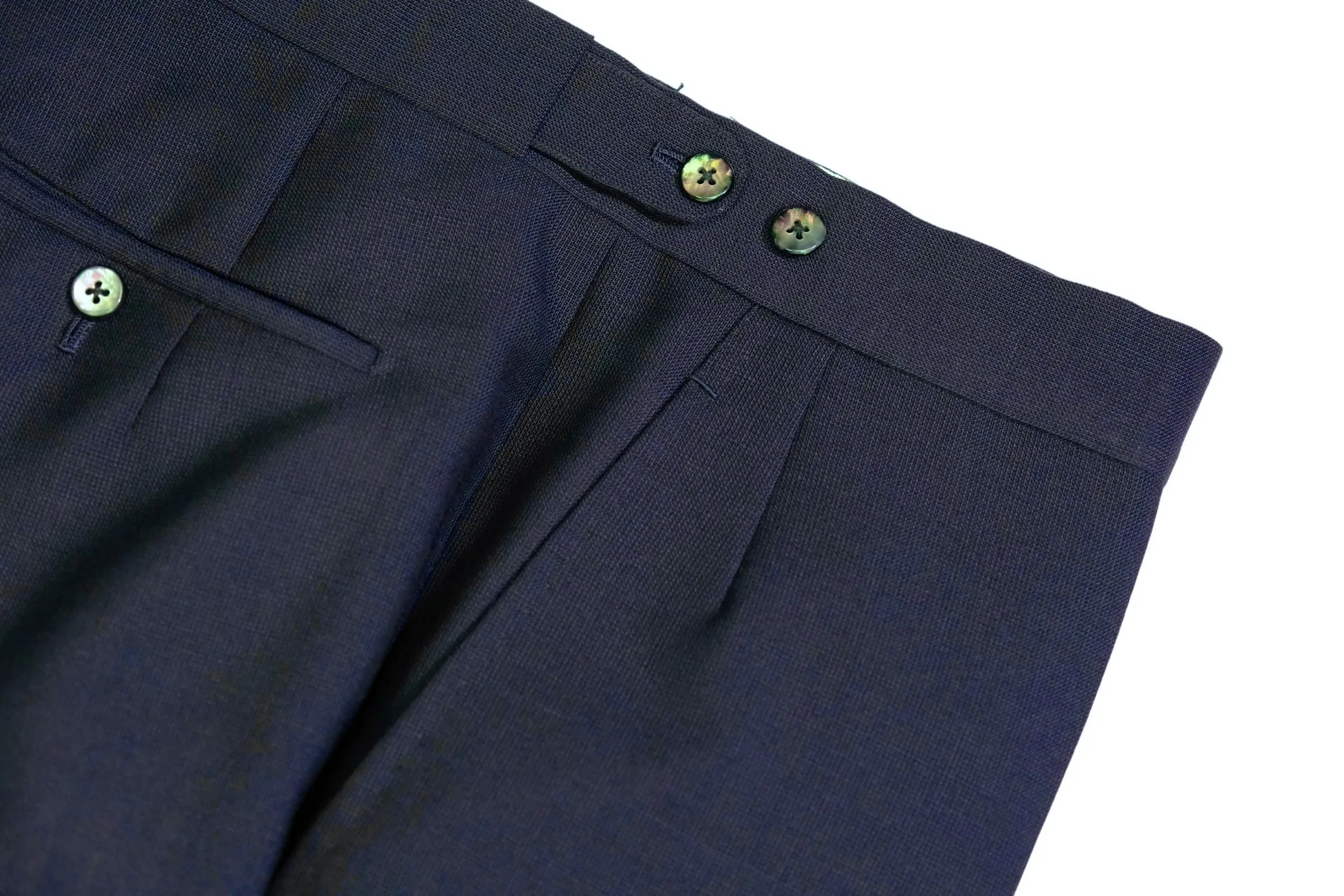 Kilgour - Navy Peak Lapel Wool Suit 50