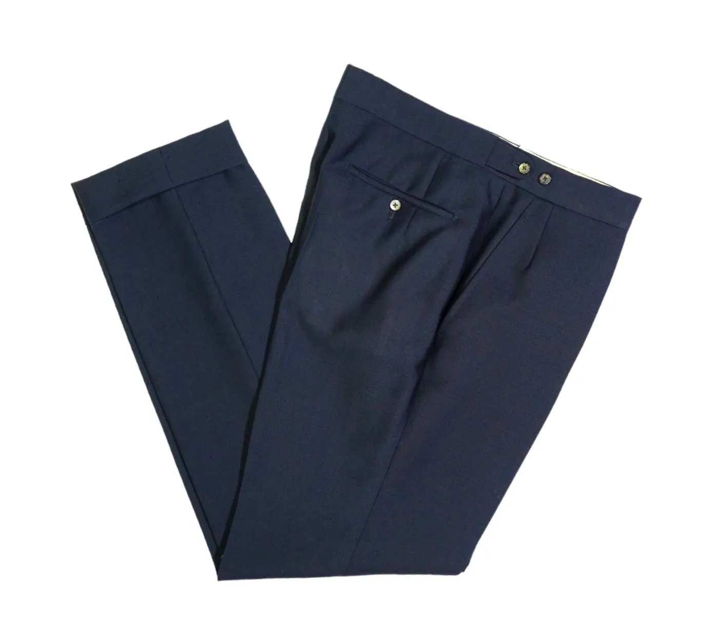 Kilgour - Navy Peak Lapel Wool Suit 50