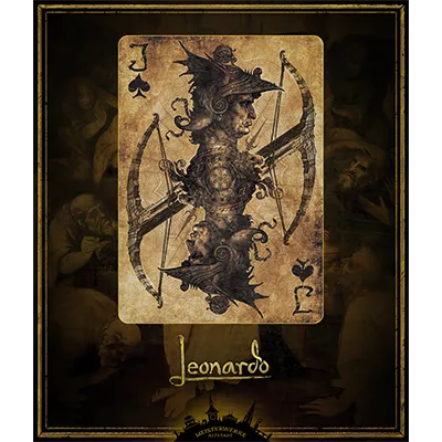 Leonardo Playing Cards (Gold Edition) by Art Playing Cards Company