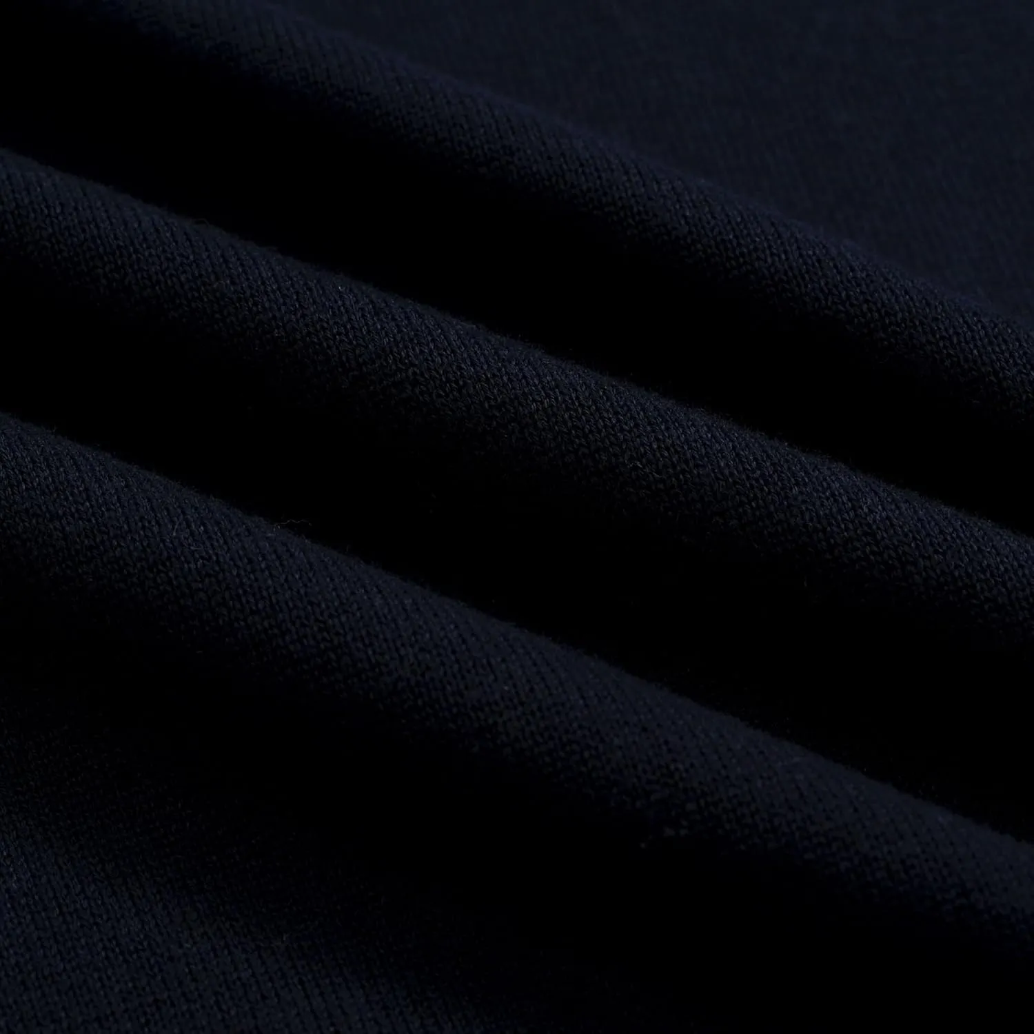 OXKNIT Men's Short-Sleeved Knit Polo with Guitar Casual Navy Shirt for Summer Sport Work Golf