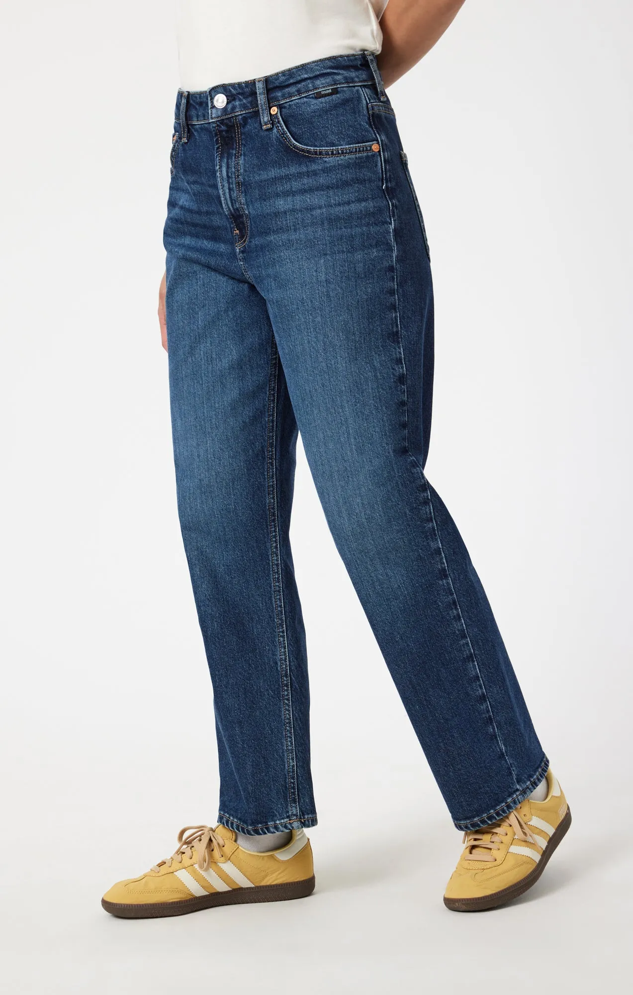 SAVANNAH STRAIGHT LEG IN MID CLASSIC BLUE
