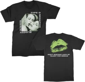 Type O Negative Bloody Kisses Front & Back Print Adult Short Sleeve T Shirt 90s Vintage Style Graphic Tee
