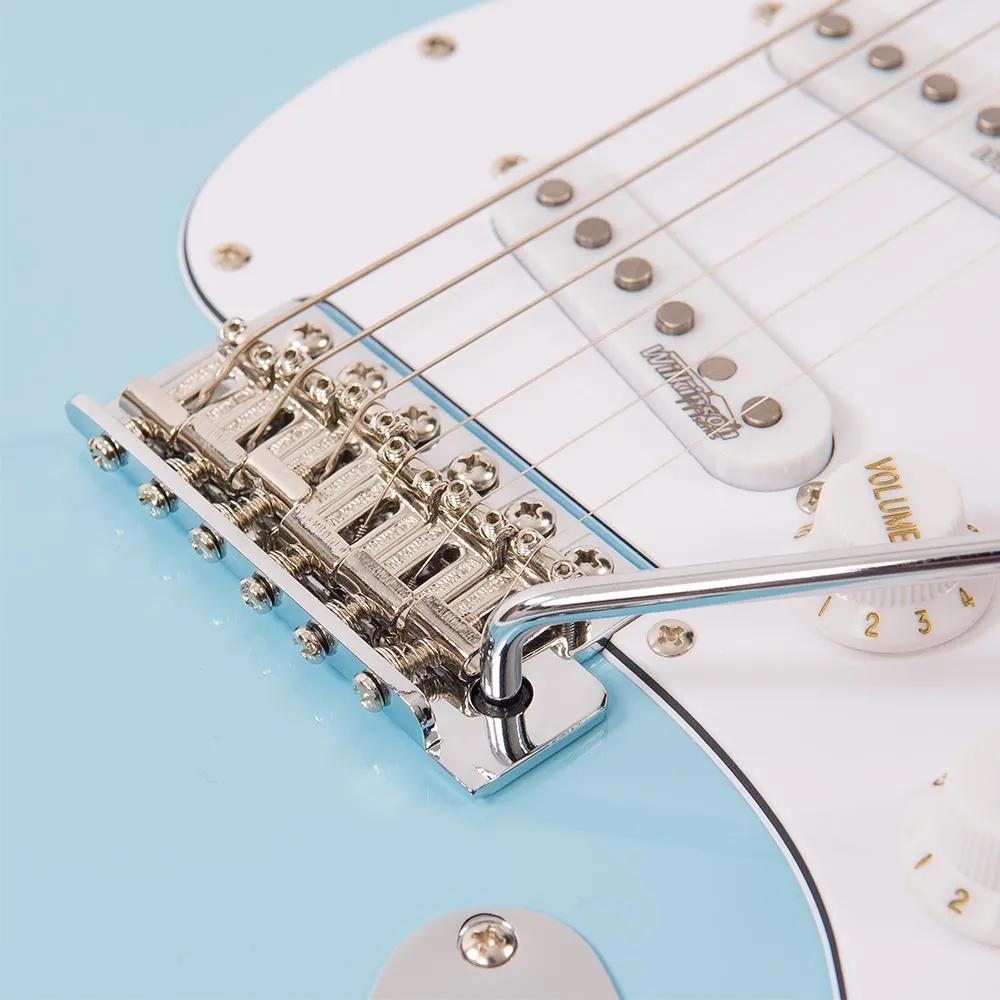 Vintage V6 ReIssued Electric Guitar ~ Laguna Blue