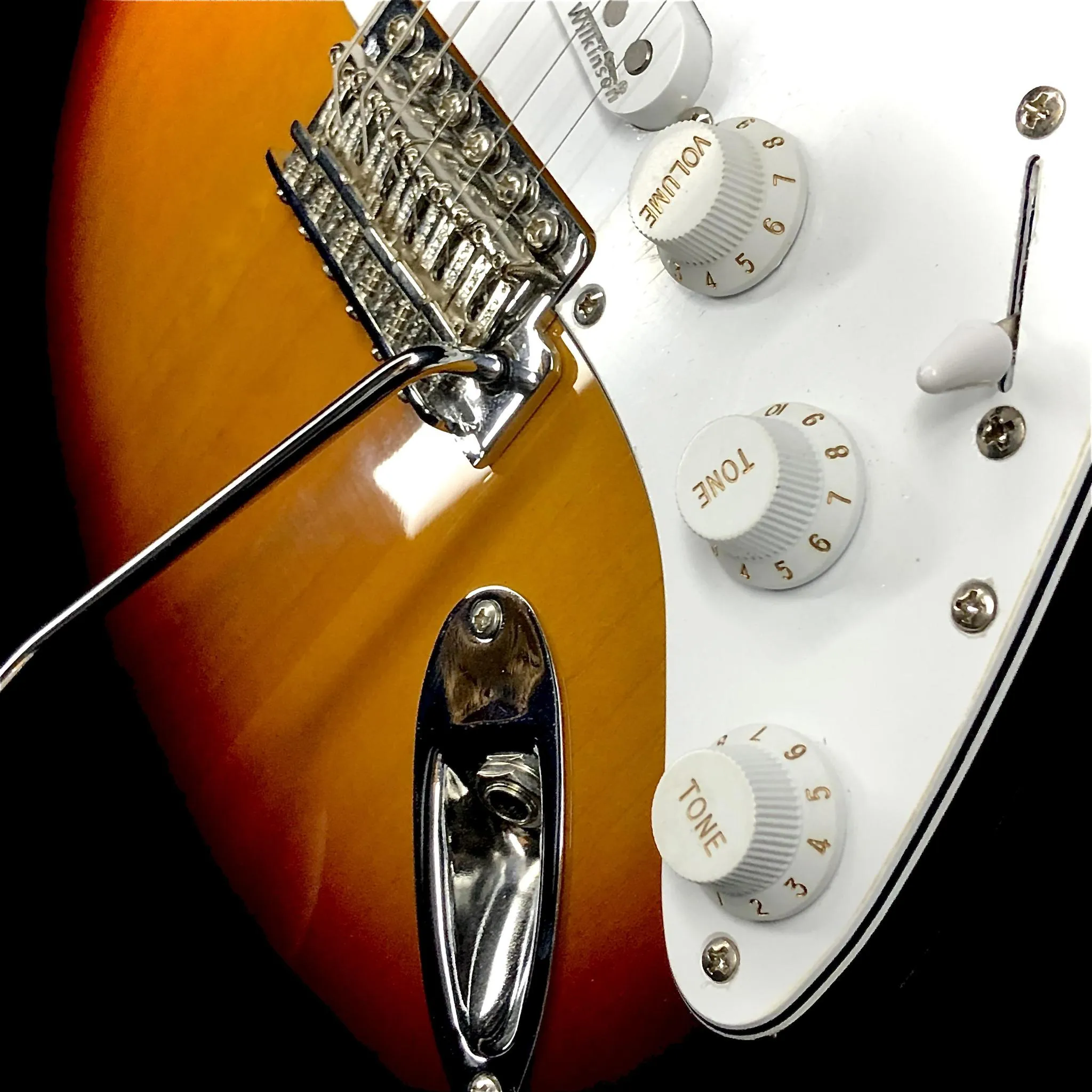Vintage® V6SSB 'Sunset Sunburst' Chrome Hardware