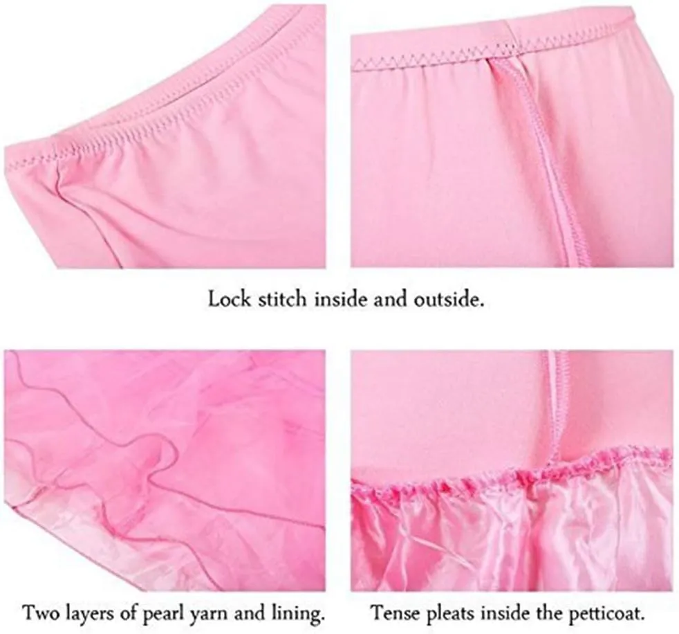 Women's 50s Vintage Petticoat Half Slip Tutu Underskirt 26" Crinoline Rockabilly