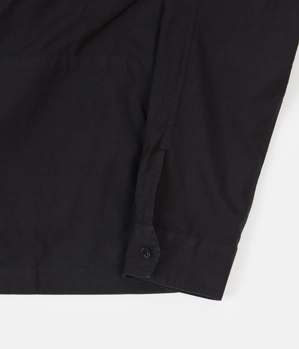 YMC Bowie Zip Shirt - Black